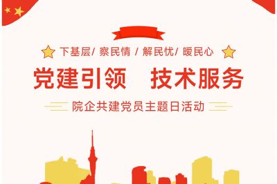 “黨建引領(lǐng)，技術(shù)服務(wù)”---院企共建黨員主題日活動